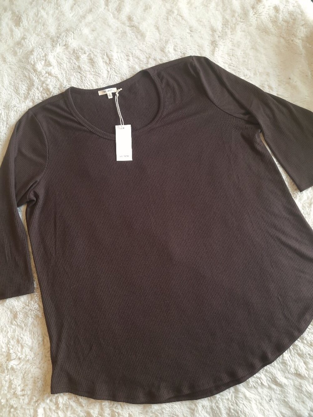 Ivy Rose Brown Crewneck Top 2X